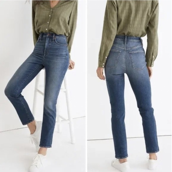 MADEWELL| CURVY STOVEPIPE HIGH RISE JEANS - Picture 9 of 10